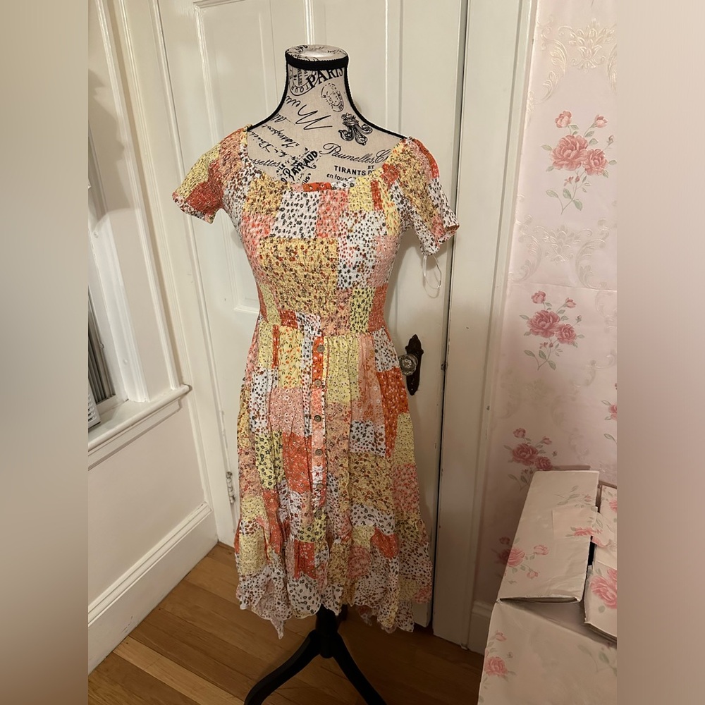 Patchwork Dress 🍁🍂🌞